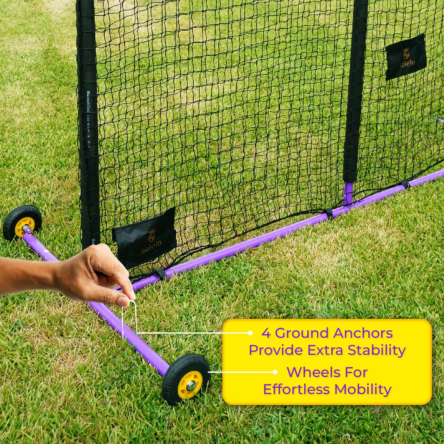 Salelo L Screen Model Apex 7x7 ft Pitching Net